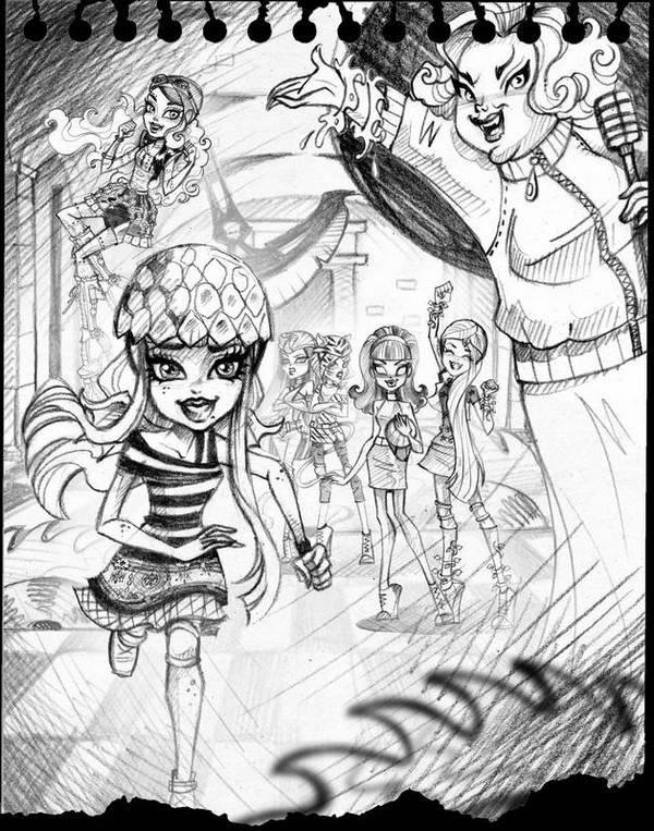 Monster High. Школа монстров. Загадка новой ученицы